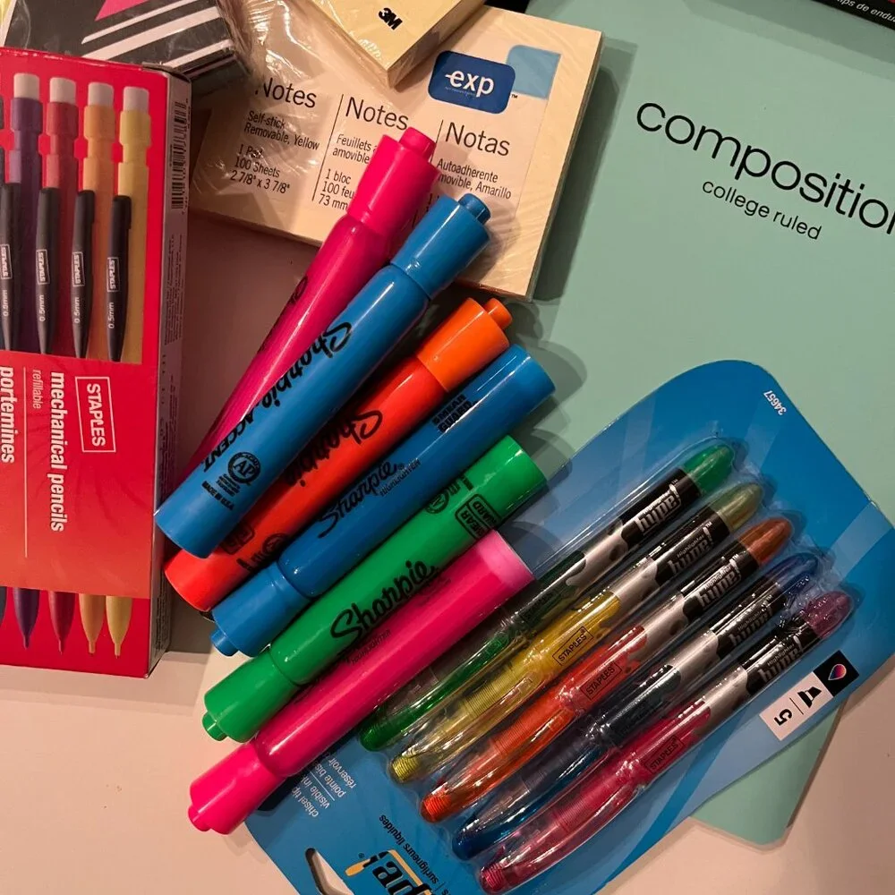 Office Supplies‎ (Mixed Lot - New!) Pens, Binder Clips, More!